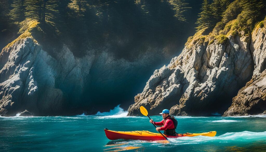 Big Sur coastal kayaking