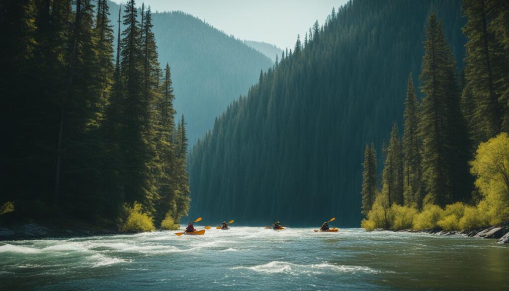 Different types of kayaks