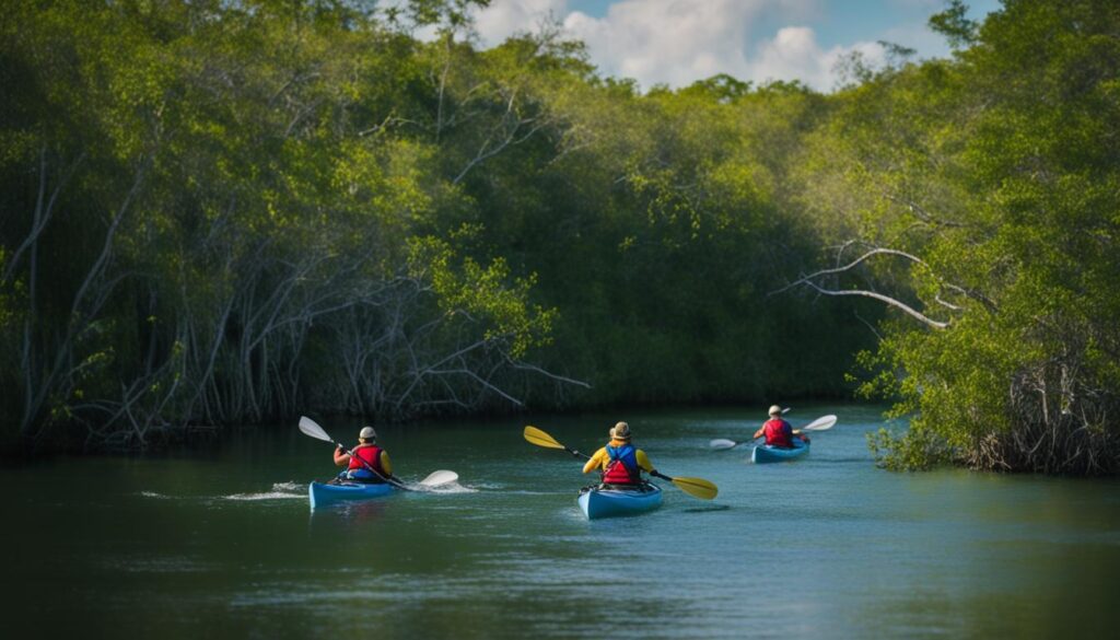 kayaking in the Everglades National Park