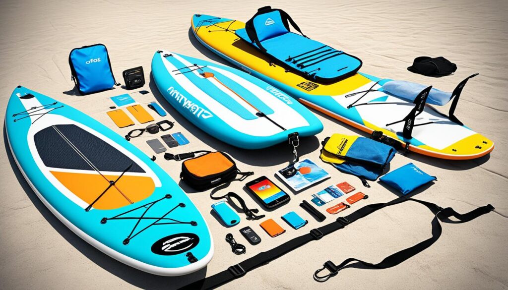 paddle board accessories