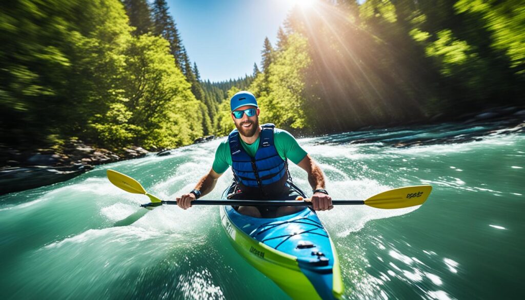 warm weather kayaking